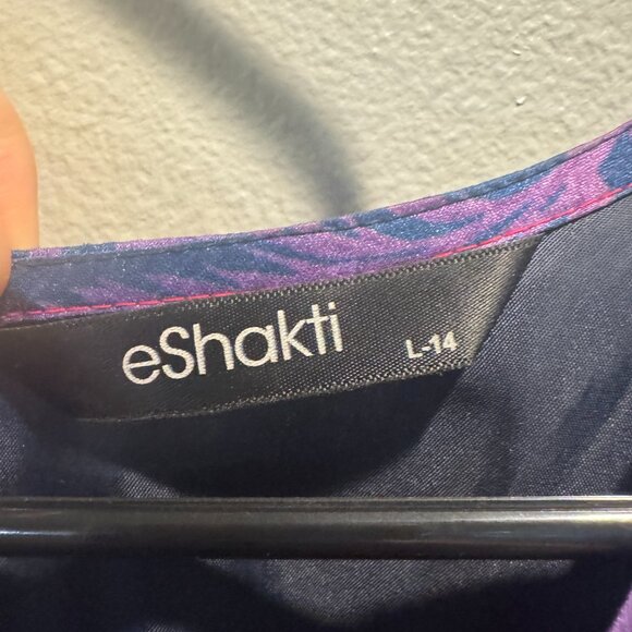 EShakti A-line Floral Cocktail Dress - Picture 4 of 4